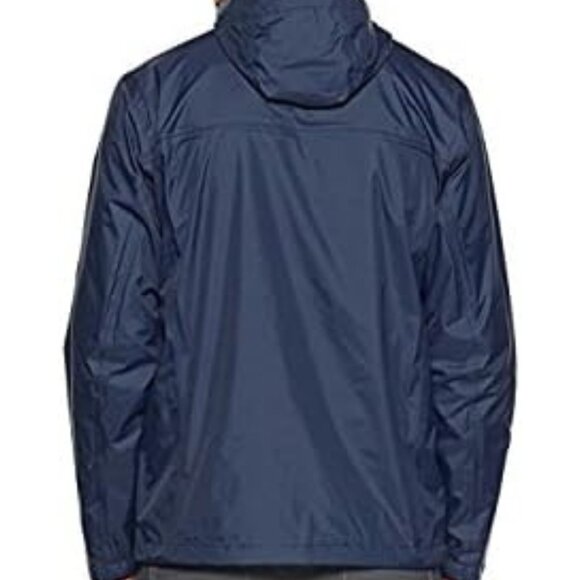 Columbia Men's Navy Rain Jacket with Hood Size Small - Picture 2 of 7